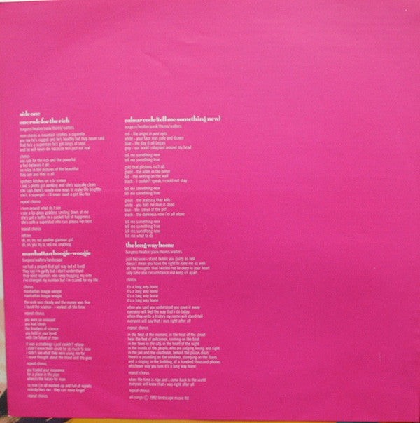 Landscape : Manhattan Boogie-Woogie (LP, Album)