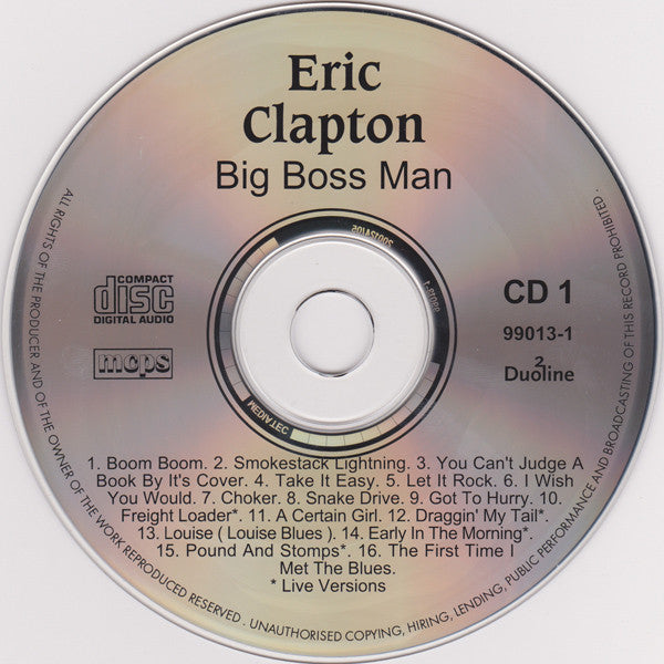 Eric Clapton : Big Boss Man (2xCD, Comp)
