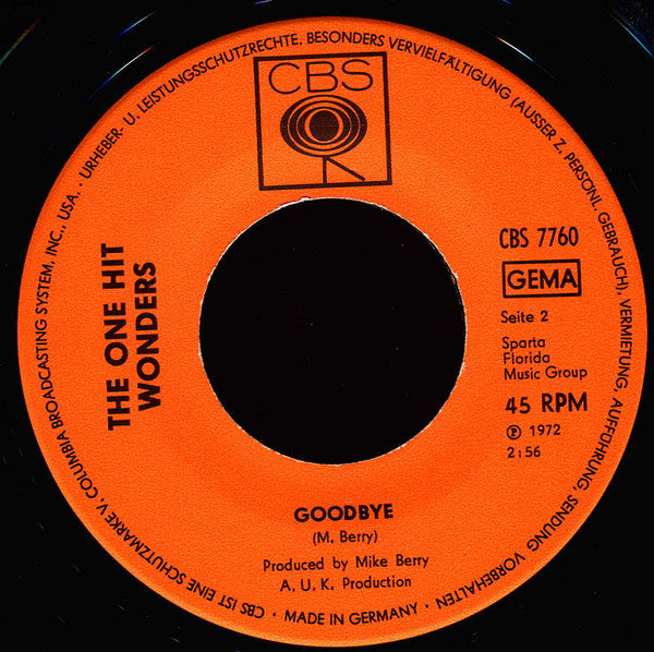 The One Hit Wonders : Hey Hey Jump Now (7", Single)