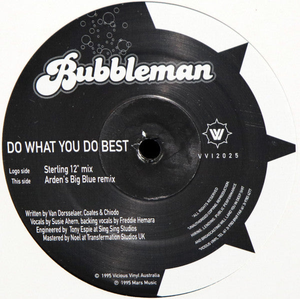 Bubbleman : Do What You Do Best (12")