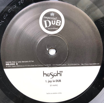 Hesohï* : Joy (12")