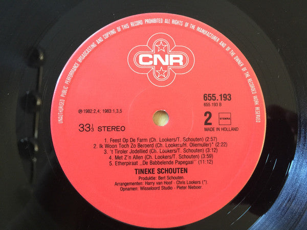 Tineke Schouten : Tineke Schouten (LP, Album)