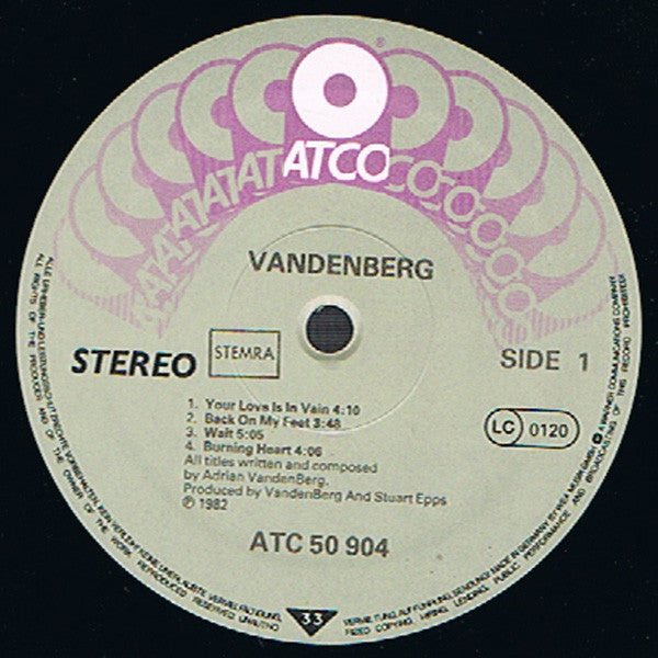 Vandenberg : Vandenberg (LP, Album)