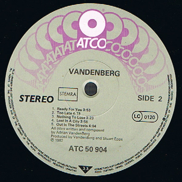 Vandenberg : Vandenberg (LP, Album)