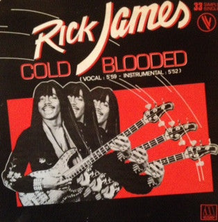 Rick James : Cold Blooded (12", Single, Ltd)