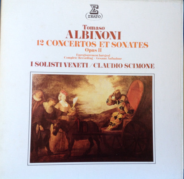 Tomaso Albinoni, I Solisti Veneti, Claudio Scimone : 12 Concertos Et Sonates Opus II (2xLP + Box)