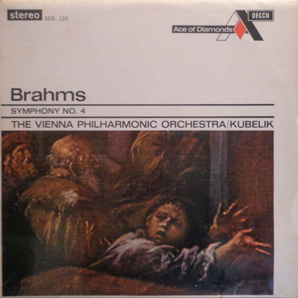 Johannes Brahms - Wiener Philharmoniker, Rafael Kubelik : Symphony No. 4 (LP, RE)