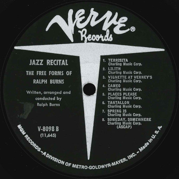 Billie Holiday / Ralph Burns : Jazz Recital (LP, Mono, RE)