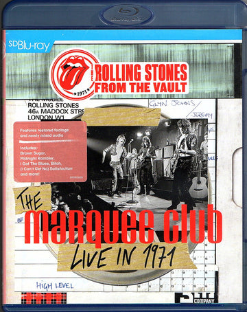 The Rolling Stones : The Marquee Club (Live In 1971) (Blu-ray, Multichannel)