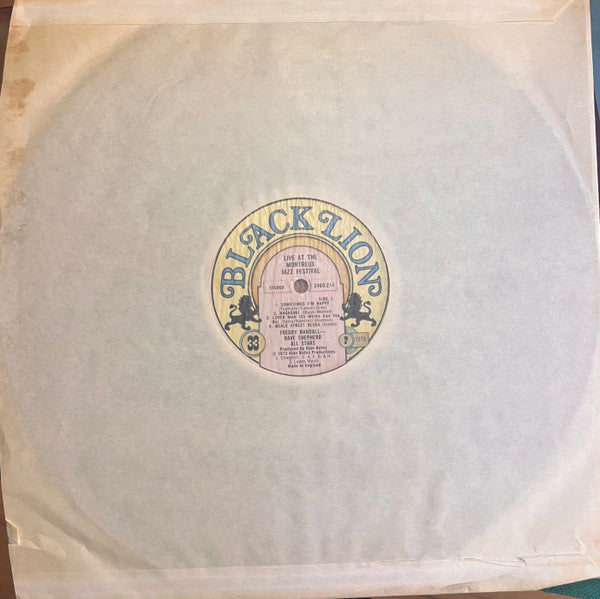 Freddy Randall Dave Shepherd Jazz All Stars : Live At The Montreux Jazz Festival (LP, Album)