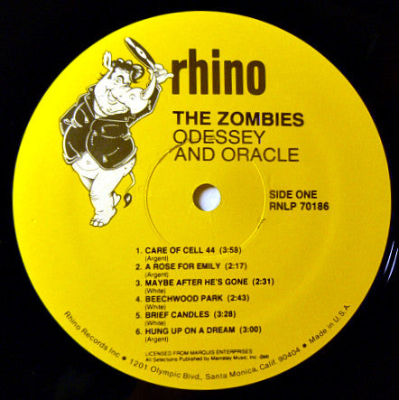 The Zombies : Odessey And Oracle (LP, Album, RE)
