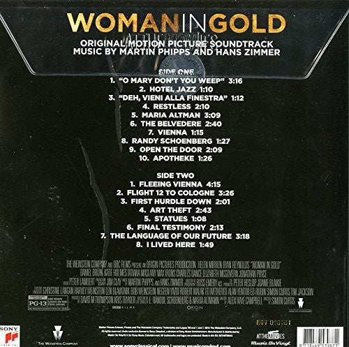 Martin Phipps And Hans Zimmer : Woman In Gold (Original Motion Picture Soundtrack) (LP, Album, Ltd, Num, 180)