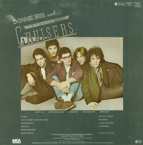 Donnie Iris And The Cruisers : King Cool (LP, Album)