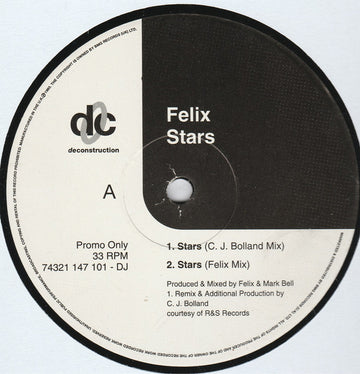 Felix : Stars (12", Promo)