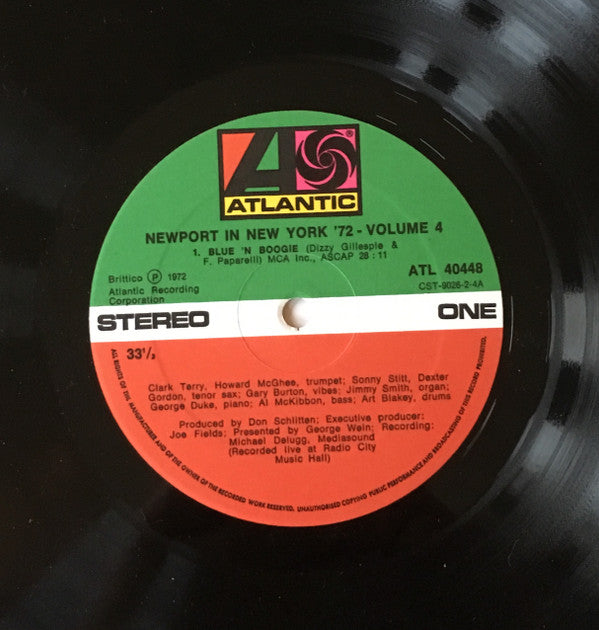 Various : Newport In New York '72 - The Jam Sessions, Vol 4 (LP, Album)