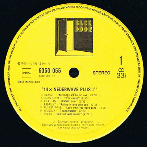 Various : 14 X Nederwave Plus 1 (LP, Comp)