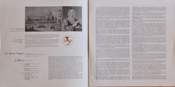 Antonio Vivaldi, I Musici, Félix Ayo : Le Quattro Stagioni (LP, Gat)