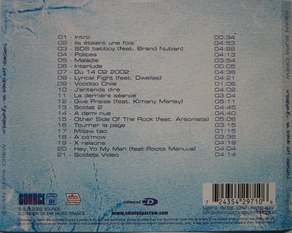 Saïan Supa Crew : X Raisons: Da Stand Out Version (CD, Album, Enh)