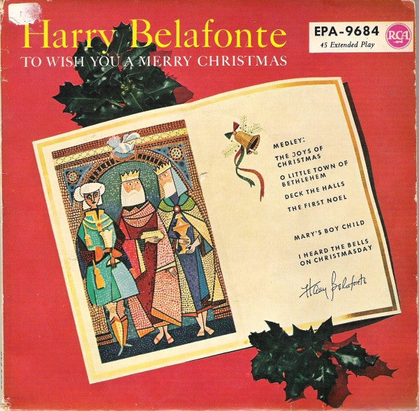 Harry Belafonte : To Wish You A Merry Christmas (7", EP)