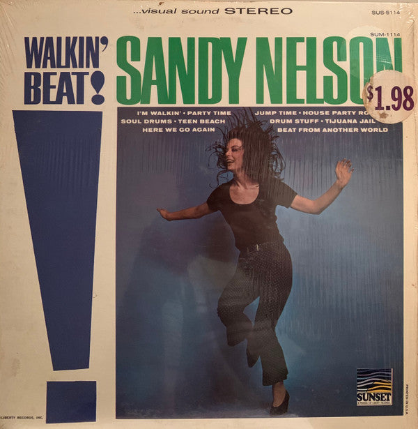 Sandy Nelson : Walkin' The Beat (LP, Comp)