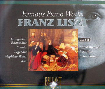 Franz Liszt : Famous Piano Works Franz Liszt (3xCD, Comp)