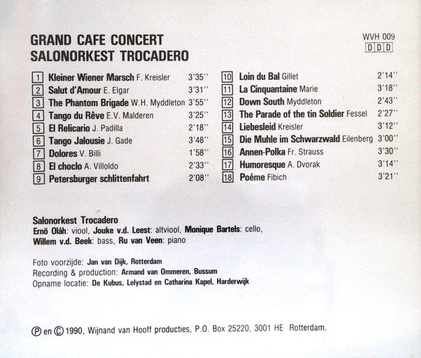 Salonensemble Trocadero : Grand Cafe Concert (CD, Album)