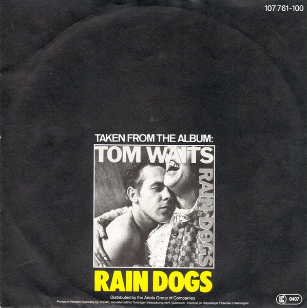Tom Waits : Hang Down Your Head (7", Single)