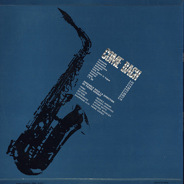 Pierre Gossez : Come Bach (LP)