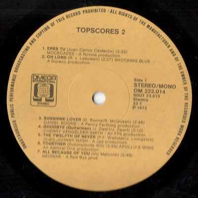 Various : Topscores 2 (LP, Comp)