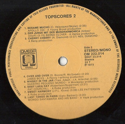 Various : Topscores 2 (LP, Comp)