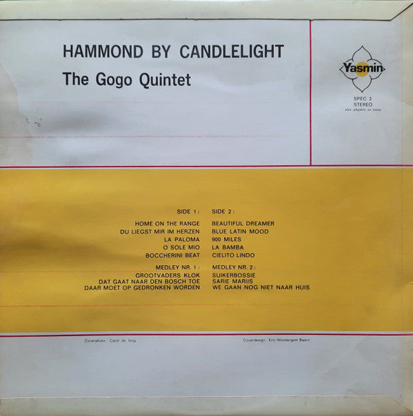 The Gogo Quintet : Hammond By Candlelight (LP, Album)