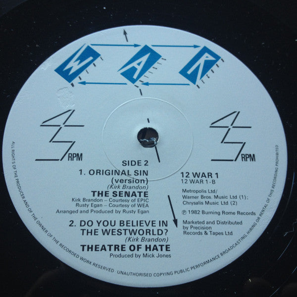 The Senate : The Original Sin (Megamix) (12")