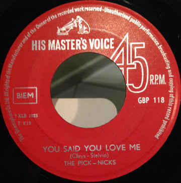 The Picknicks : You Said You Love Me / Ev’ry Time I Hold Your Hand (7", Single)