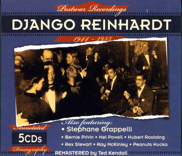 Django Reinhardt : Postwar Recordings 1944-1953 (5xCD, Comp, RM)