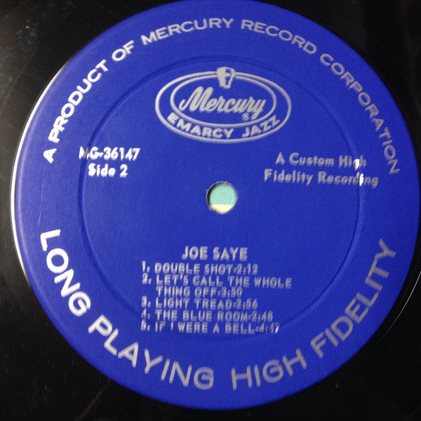 Joe Saye : A Double Shot Of (LP, Album, Mono)
