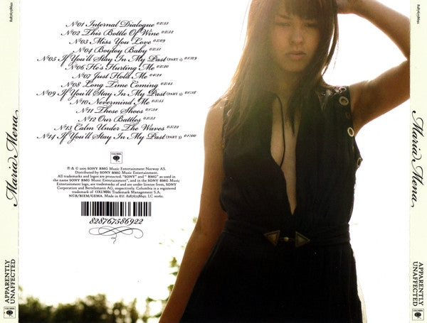 Maria Mena : Apparently Unaffected (CD, Album)