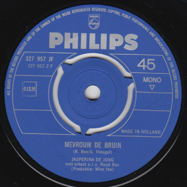 Jasperina de Jong : De Rosse Buurt (7", Mono)