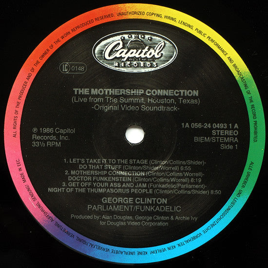 George Clinton / Parliament / Funkadelic : The Mothership Connection - Live From Houston (LP, MiniAlbum, Comp)