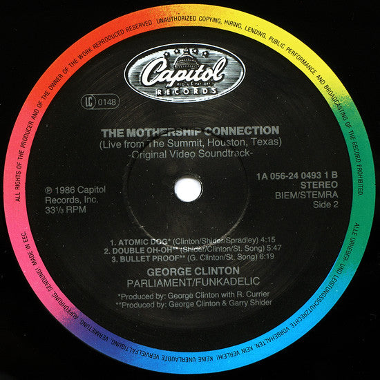 George Clinton / Parliament / Funkadelic : The Mothership Connection - Live From Houston (LP, MiniAlbum, Comp)
