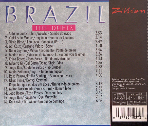 Various : Brazil - The Duets (CD, Comp)