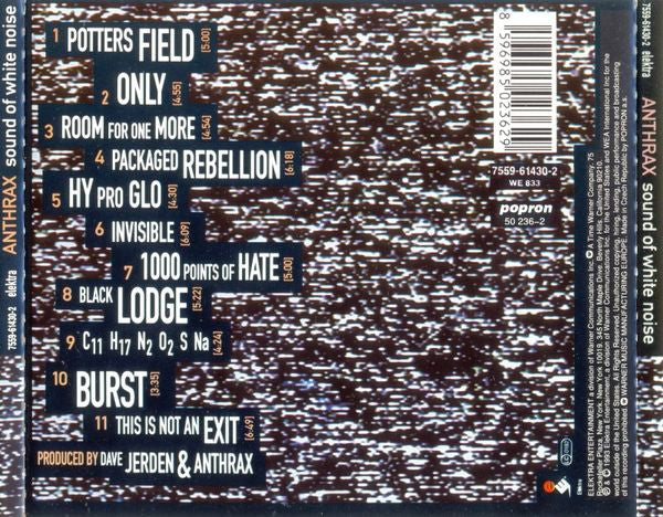 Anthrax : Sound Of White Noise (CD, Album)