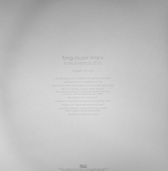Flying Saucer Attack : Instrumentals 2015 (LP + LP, S/Sided, Etch + Album)