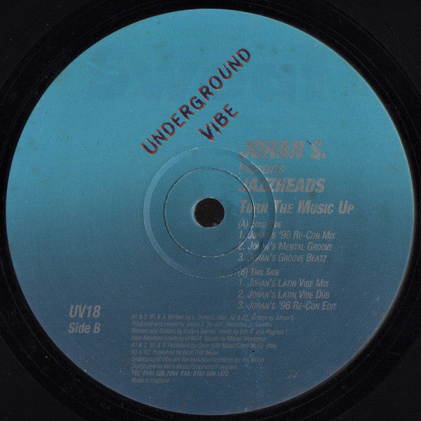 Johan S. Presents Jazzheads : Turn The Music Up (2x12")