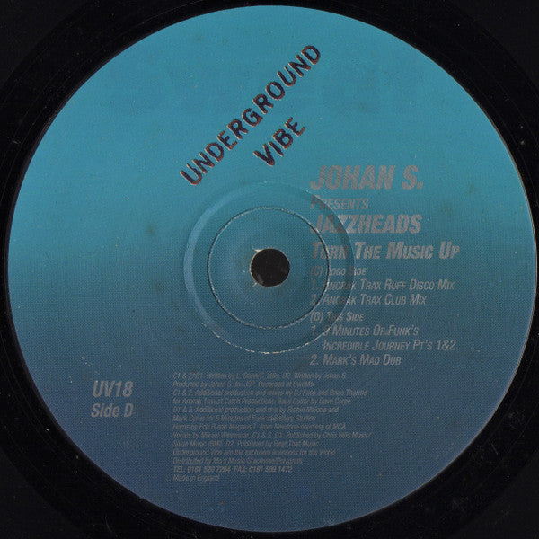 Johan S. Presents Jazzheads : Turn The Music Up (2x12")