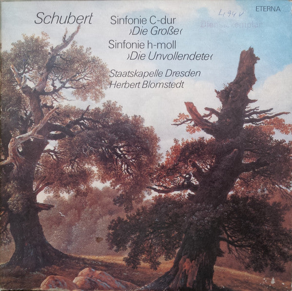 Franz Schubert, Staatskapelle Dresden, Herbert Blomstedt : Sinfonie C-dur ›Die Große‹ / Sinfonie H-moll ›Die Unvollendete‹ (2xLP)