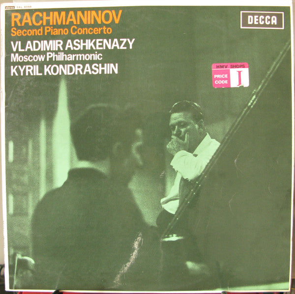 Rachmaninov*, Vladimir Ashkenazy, Moscow Philharmonic*, Kyril Kondrashin* : Second Piano Concerto (LP, RP)