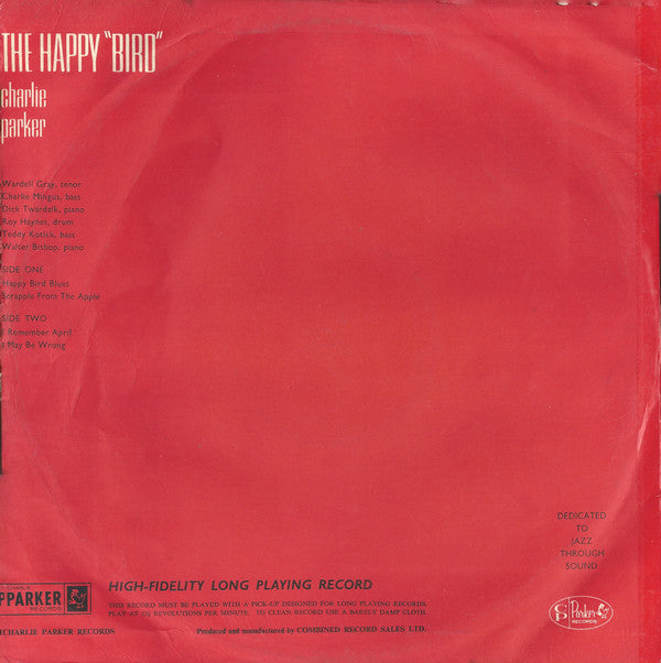 Charlie Parker : The Happy "Bird" (LP, Mono)