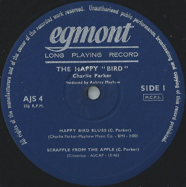 Charlie Parker : The Happy "Bird" (LP, Mono)