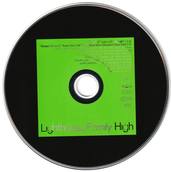 Lighthouse Family : High (CD, Single)
