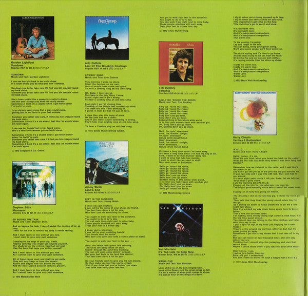 Various : Die Grossen Amerikanischen Liedermacher (LP, Comp)
